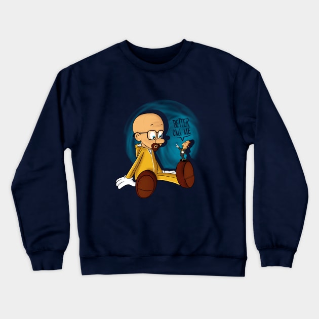 Better Call Me Crewneck Sweatshirt by IdeasConPatatas